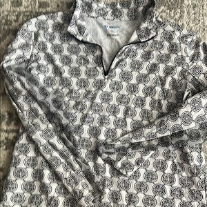 Hickey Freeman Black and White Men's Shirt